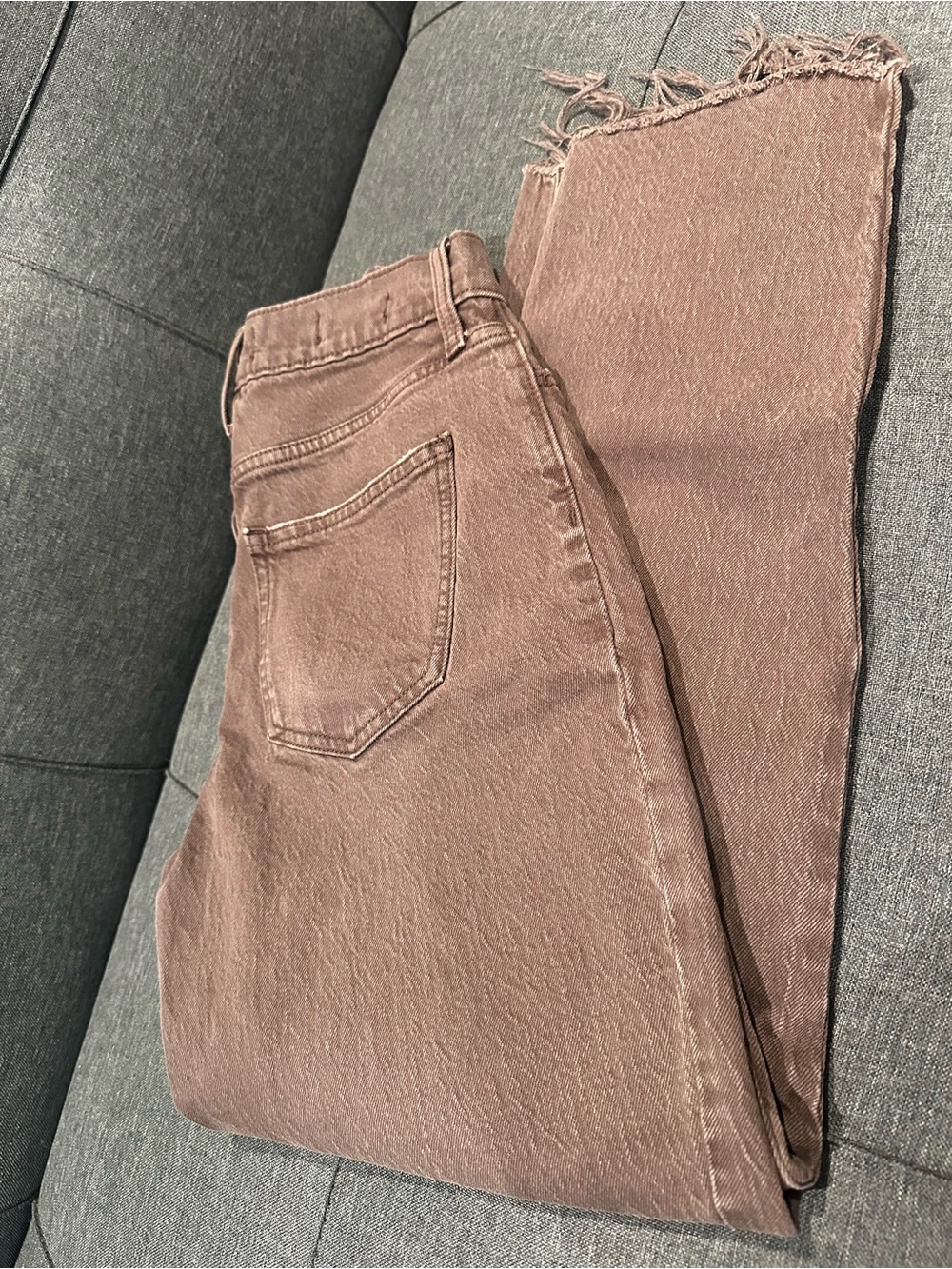 Universal Thread Women's Ankle Cropped Jeans in Dusty Mauve